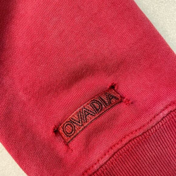 Ovadia & Sons Crewneck Sweatshirt Men Medium Red - Picture 2 of 10